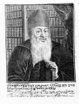 Portrait of Jonathan Eubeschutz, Chief Rabbi in Altona (engraving)