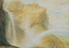 Upper Falls of the Reichenbach (w/c on paper)