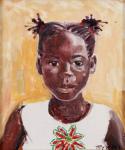 African Girl (oil on canvas)
