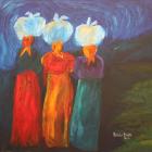 Three Sisters, 2007 (acrylic on canvas)