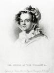 Mary Russell Mitford, engraved by Thomson (engraving)