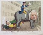 Carlo Khan Detron'd or Billy's Triumph, London, 24th March, 1784 (colour etching)