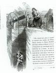 A boy and girl being wound up a mine shaft, illustration printed in the 'Westminster Review', July 1842 (engraving) (b/w photo)