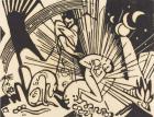 Reconciliation (Versoehnung), 1912 (woodcut in black on japan paper)