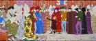 Her Appeal to the Dauphin, from Joan of Arc Series B, 1906 (oil & gold leaf on canvas)