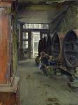 In the Vinegar Factory in Hamburg, 1891 (oil on panel)