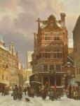 Belgium Street Scene, 19th century