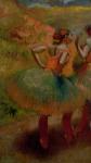 Dancers Wearing Green Skirts, c.1895 (oil on canvas)