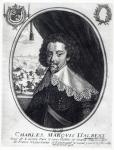 Charles de Luynes (1578-1621) Marquis d'Albert (engraving) (b/w photo)