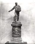 The Sower, maquette for a monument dedicated to the workers in the fields, 1889-1900 (terracotta) (b/w photo)