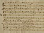 Score of the Kyrie Eleison from the 'Messa a quattro voci', 18th century copy