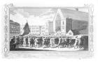 Peaceful Procession of the Members of the Protestant Association to the House of Commons on Friday 2nd June 1780 (engraving) (b/w photo)