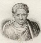 Poseidippus of Pella, from 'Crabb's Historical Dictionary', published 1825 (litho)