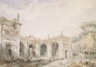 Villa Aldobrandini, Frascati, 1762 (pen & ink & w/c on paper)
