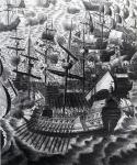 The Spanish Armada, 19th Century (engraving)
