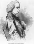 Oliver Goldsmith (1730-74) (engraving) (b/w photo)