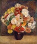 Bouquet of Chrysanthemums, 1881 (oil on canvas)