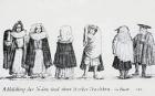 A Depiction of Jewish People and their Dress, 1706 (engraving) (b/w photo)