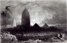 Jagannath Temple, engraved by A. Picken, 1837 (engraving) (b/w photo)