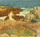 East Headland Pool, 1912 (oil on canvas)