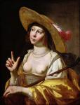 Shepherdess, c.1625-30 (oil on canvas)