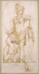 Perseus, c.1540 (pen and brown pencil with black chalk on white paper)