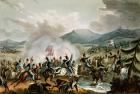 Battle of Morales, 2nd June, 1813: engraved by Thomas Sutherland (b.c. 1785) (engraving)