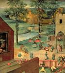 Children's Games (Kinderspiele), 1560 (oil on panel) (detail of 68945)