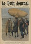 How the air conquerors are welcomed in France, Ernest Willows, illustration from 'Le Petit Journal', supplement illustre, 20th November 1910 (colour litho)