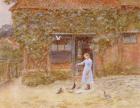 A cottage at Shere, c.1875 (w/c on paper)