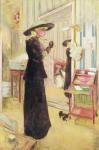 Charlotte Lysès, 1912 (pastel on canvas)