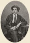 Sir Arthur Seymour Sullivan, 1842 1900, when a student. English composer best known for his operatic collaborations with W. S. Gilbert. From The Strand Magazine published 1897.