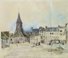The Church of Sainte-Catherine, Honfleur, 1864 (w/c on paper)