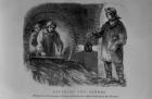 Flushing the Sewers (engraving) (b/w photo)