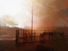 cromer pier after a storm