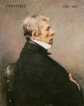Portrait of J.A.D Ingres (1780-1867) (oil on canvas)