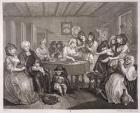 A Harlot's Progress, plate VI, from 'The Original and Genuine Works of William Hogarth', published in London, 1820-22 (engraving)