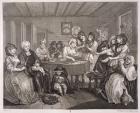 A Harlot's Progress, plate VI, from 'The Original and Genuine Works of William Hogarth', published in London, 1820-22 (engraving)