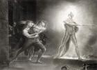 Hamlet, Act I, Scene IV, by William Shakespeare (1564-1616) engraved by Robert Thew (1758-1802) (litho)