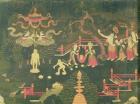 The Life of Buddha Shakyamuni, detail of his Childhood (oil on canvas)