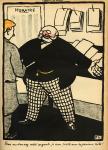 A business man and his client, from 'Crimes and Punishments', special edition of 'L'Assiette au Beurre', 1st March 1902 (colour litho)