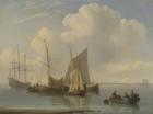 Dutch Sailing Vessels, 1814 (oil on panel)