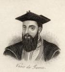 Vasco da Gama, from 'Crabb's Historical Dictionary', published 1825 (litho)