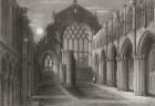 Holyrood Abbey, Edinburgh, Scotland in the early 19th century. From The History of England published 1859.