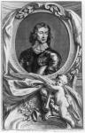 Portrait of Lieutenant General John Lambert (1619-83) engraved by Jacobus Houbraken (1698-1780) (engraving) (b/w photo)