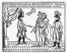 Return of General Bonaparte to France (engraving)