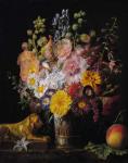 Flowers (oil on canvas)