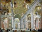 Interior of St. Peter's, Rome, c.1754 (oil on canvas)