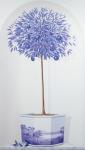 China Blue Tree set in a Niche