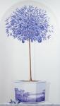 China Blue Tree set in a Niche